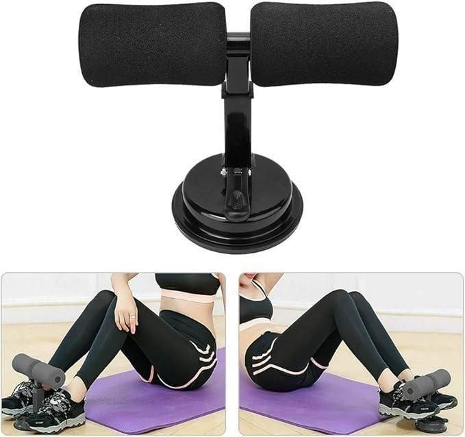 Sit Up Assistant Device Bar | Abs Master | Crunches Equipment | Gym Equipment for Home Workout | Abdominal Push Up | Fitness Exercise Device with Self Suction | Adjustable & Portable – Multicolor