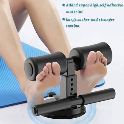 Sit Up Assistant Device Bar | Abs Master | Crunches Equipment | Gym Equipment for Home Workout | Abdominal Push Up | Fitness Exercise Device with Self Suction | Adjustable & Portable – Multicolor
