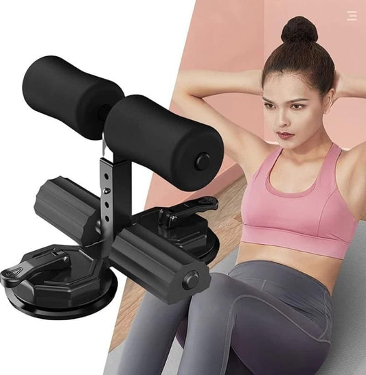 Sit Up Assistant Device Bar | Abs Master | Crunches Equipment | Gym Equipment for Home Workout | Abdominal Push Up | Fitness Exercise Device with Self Suction | Adjustable & Portable – Multicolor
